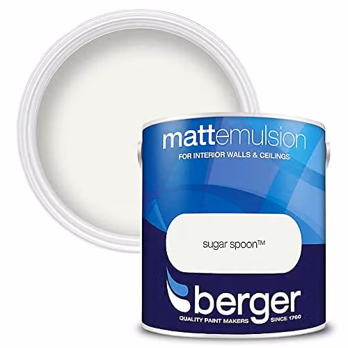 Berger Matt Emulsion Sugar Spoon White 2.5 l – 2