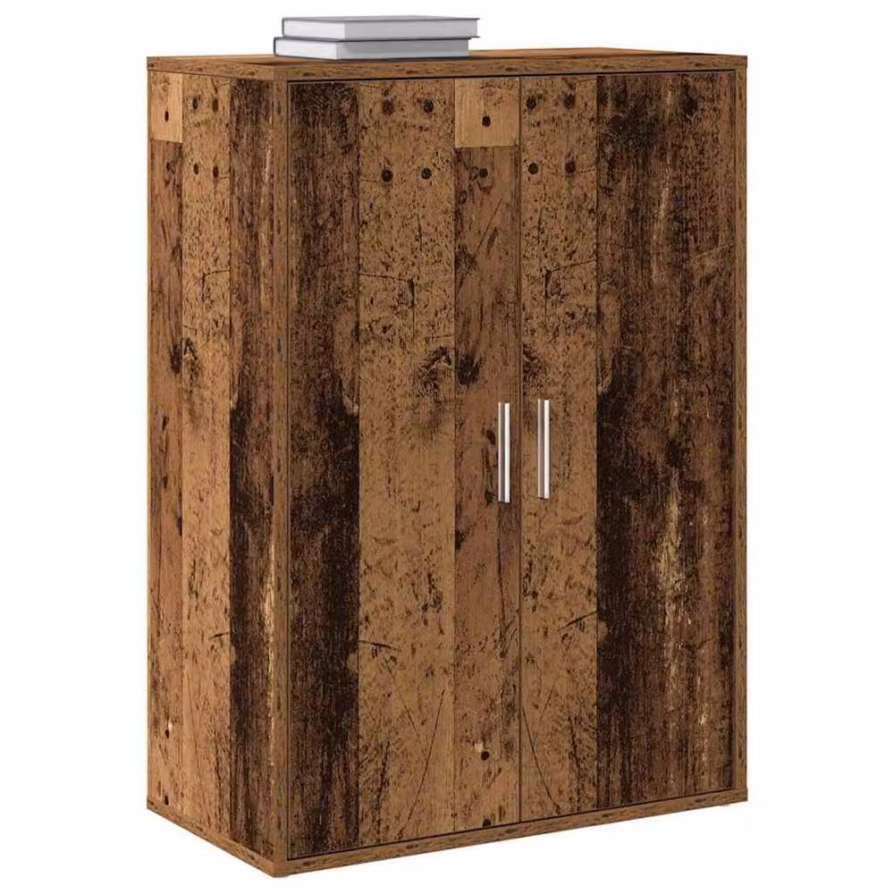 Berkfield Home Rustic Old Wood Sideboard in Brown, W/D/H: 60 x 31 x 84 cm – 3