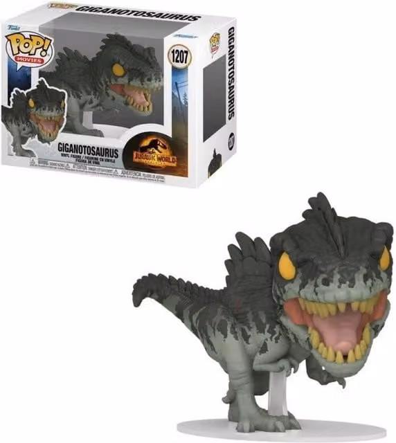 Funko Pop Movies Jurassic World Dominion Giganotosaurus Figure 1207 - Multicoloured