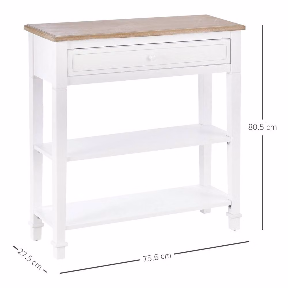 EONLION White Lacquered Wood Console Table for Hallways, Width: 100 cm – 2