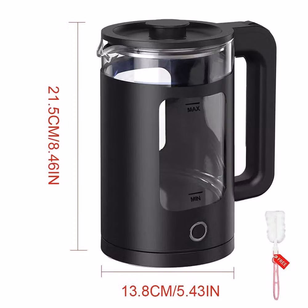 Pawnora 2L Glass Electric Fast Boil Kettle in Black – 2