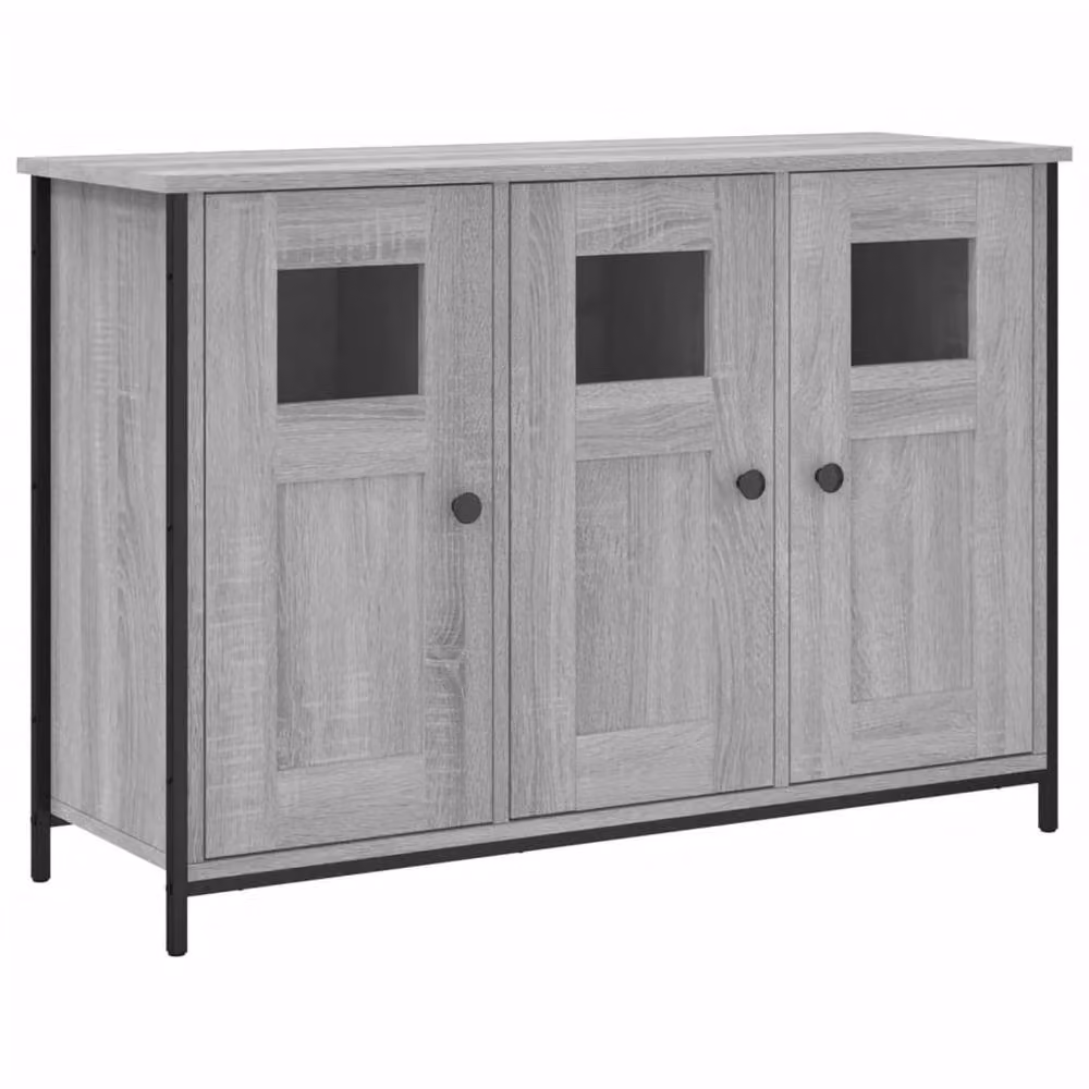Berkfield Home Grey Sonoma Sideboard, W/D/H: 100 x 35 x 70 cm – 2