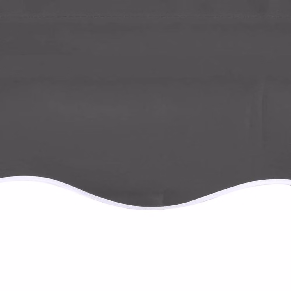 Berkfield Home Replacement Awning Fabric in Black Anthracite, Polyester, W: 4.5 m, D: 3.5 m – 3