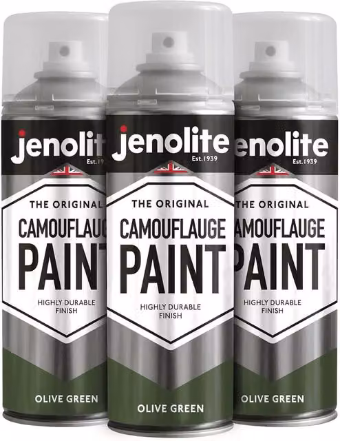 Jenolite Opaque Matt Camouflage Paint in Green