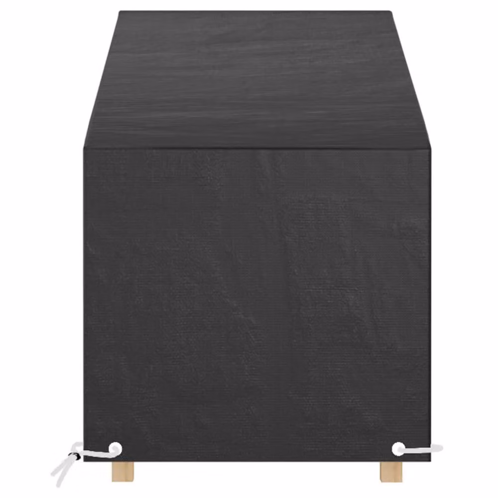 Berkfield Home Sunlounger Covers, 2 Pack, Black, W/D/H: 205 x 75 x 40/70 cm – 2