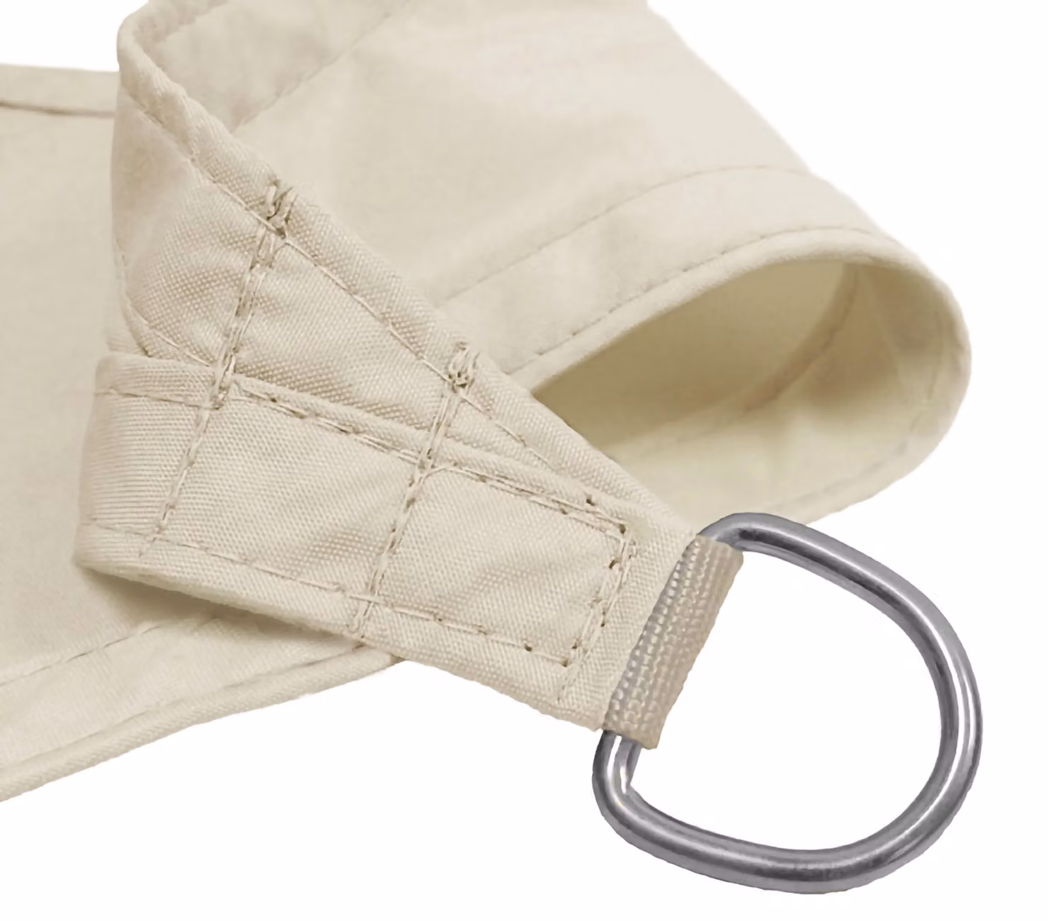 Primrose Triangle Waterproof Garden Patio Sun Shade Sail Canopy in Anthracite, White or Beige, 5m, UPF 50+ – 2