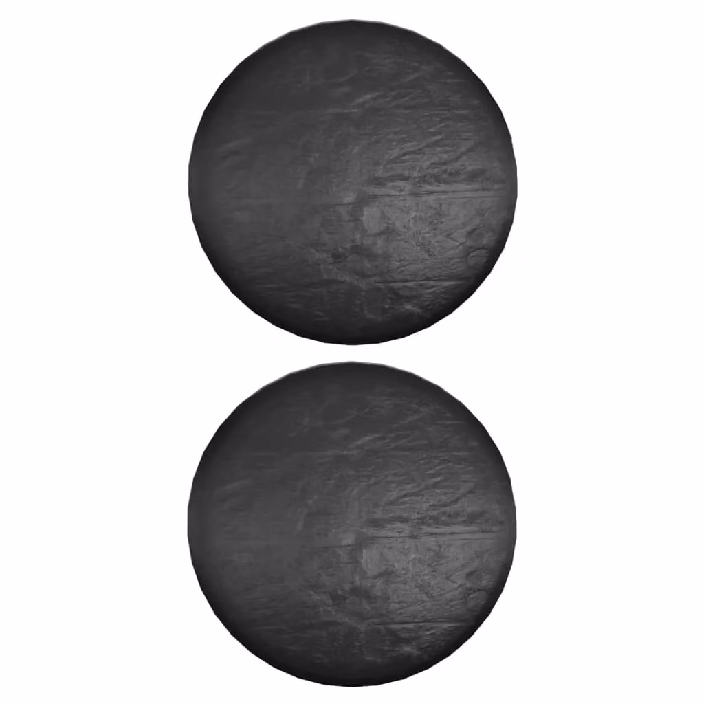Berkfield Home Set of 2 Black Round Garden Furniture Covers with 10 Eyelets, Diameter: 260 cm, Height: 90 cm – 3