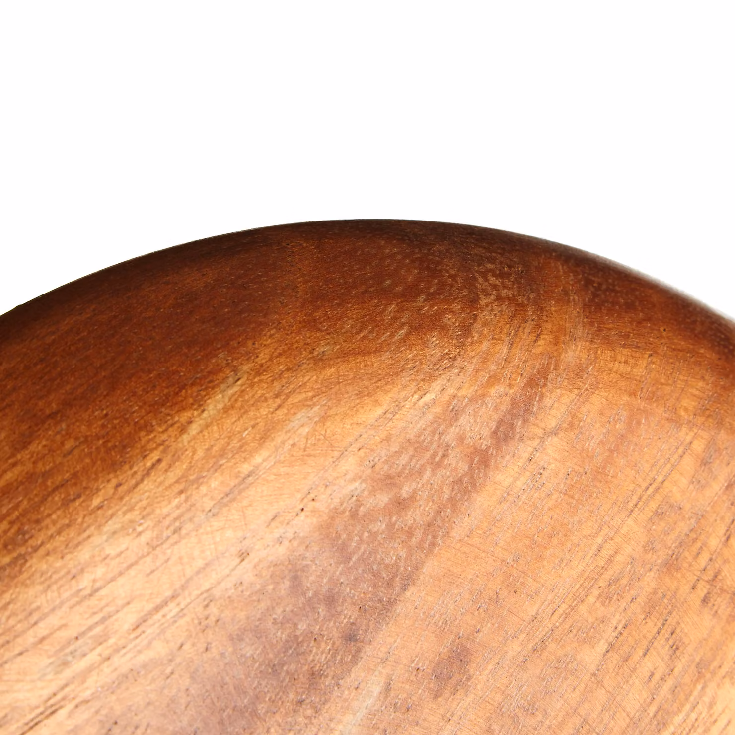 Orsina Small Round Acacia Wood Side Plate, Brown – 3