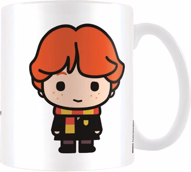 Harry Potter Chibi Ron Ceramic Mug in White