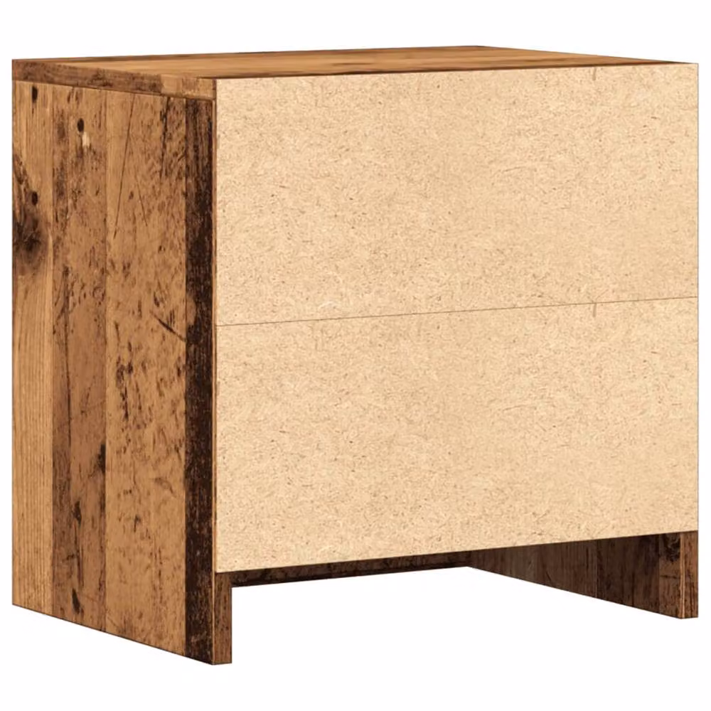 Berkfield Home Stylish Rustic Bedside Cabinet in Brown, W/D/H: 40 x 30 x 40 cm – 3
