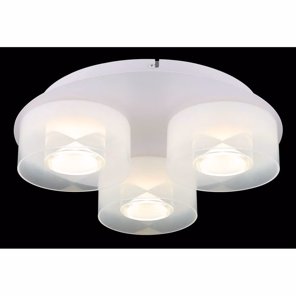 Netlighting Belinda Shade Cluster Ceiling Light in Matt White with LED 4000K – 3