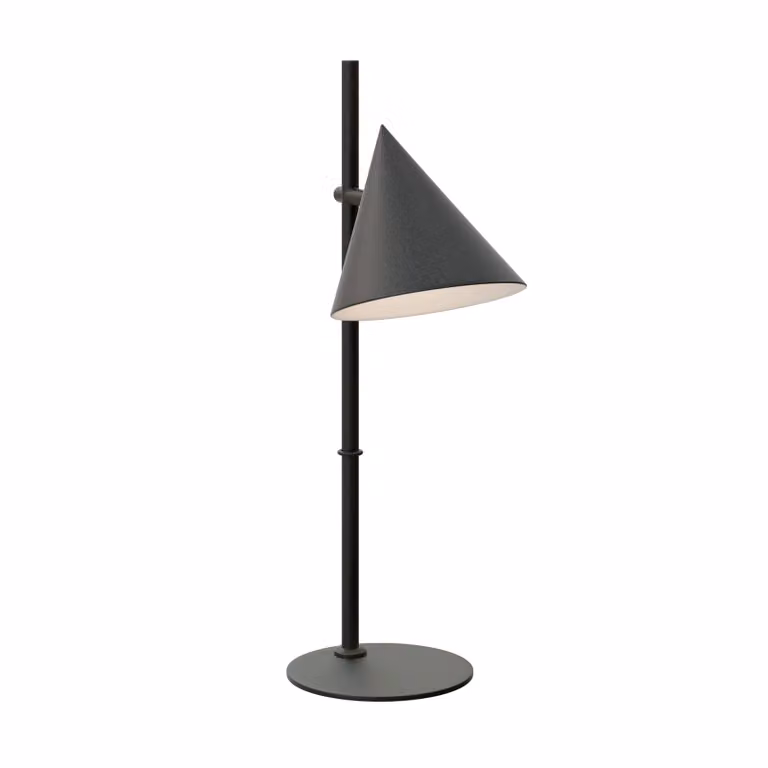 Dôme Deco ALBERTI Modern Metal Table Lamp in Black