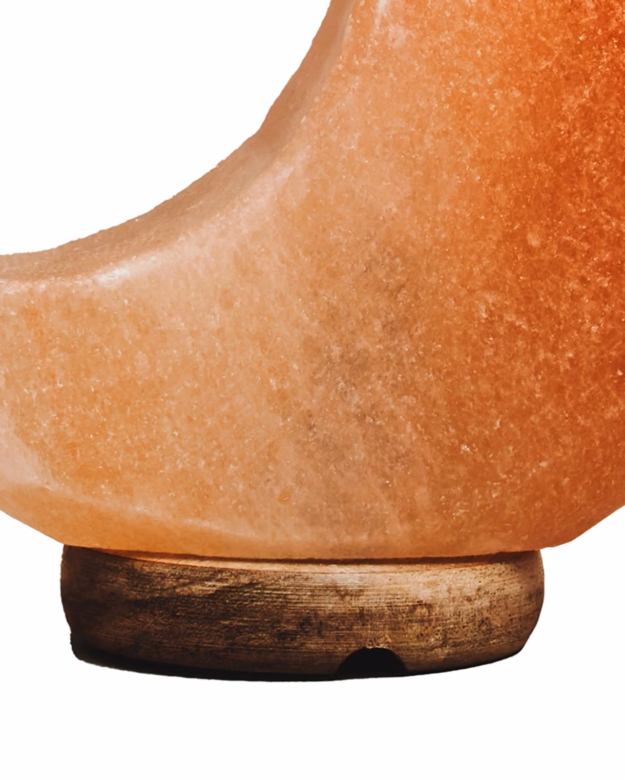 Orsina Crescent Moon Natural Salt Lamp in Pink and Orange, H 23.0 cm x W 9.0 cm x D 9.0 cm – 3