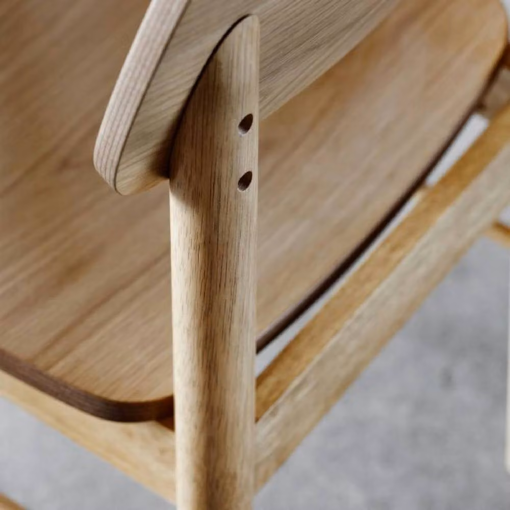 netfurniture Sterling Bar Stool Set of 2 in Matt Oak Brown – 3