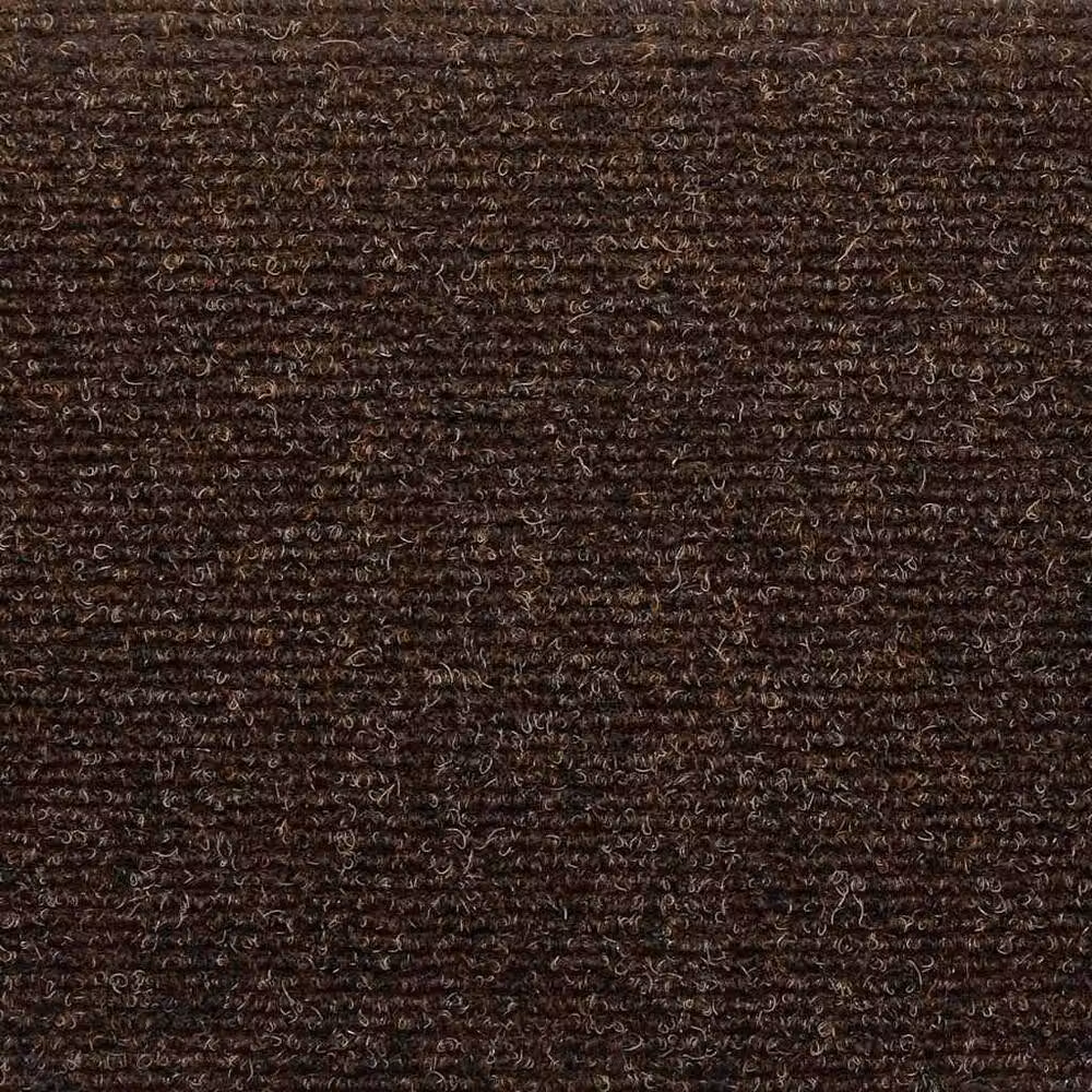 Berkfield Home Self-adhesive Non-slip Stair Mats, 5 Pieces, Brown, W/D/H: 65 x 21 x 4 cm – 5