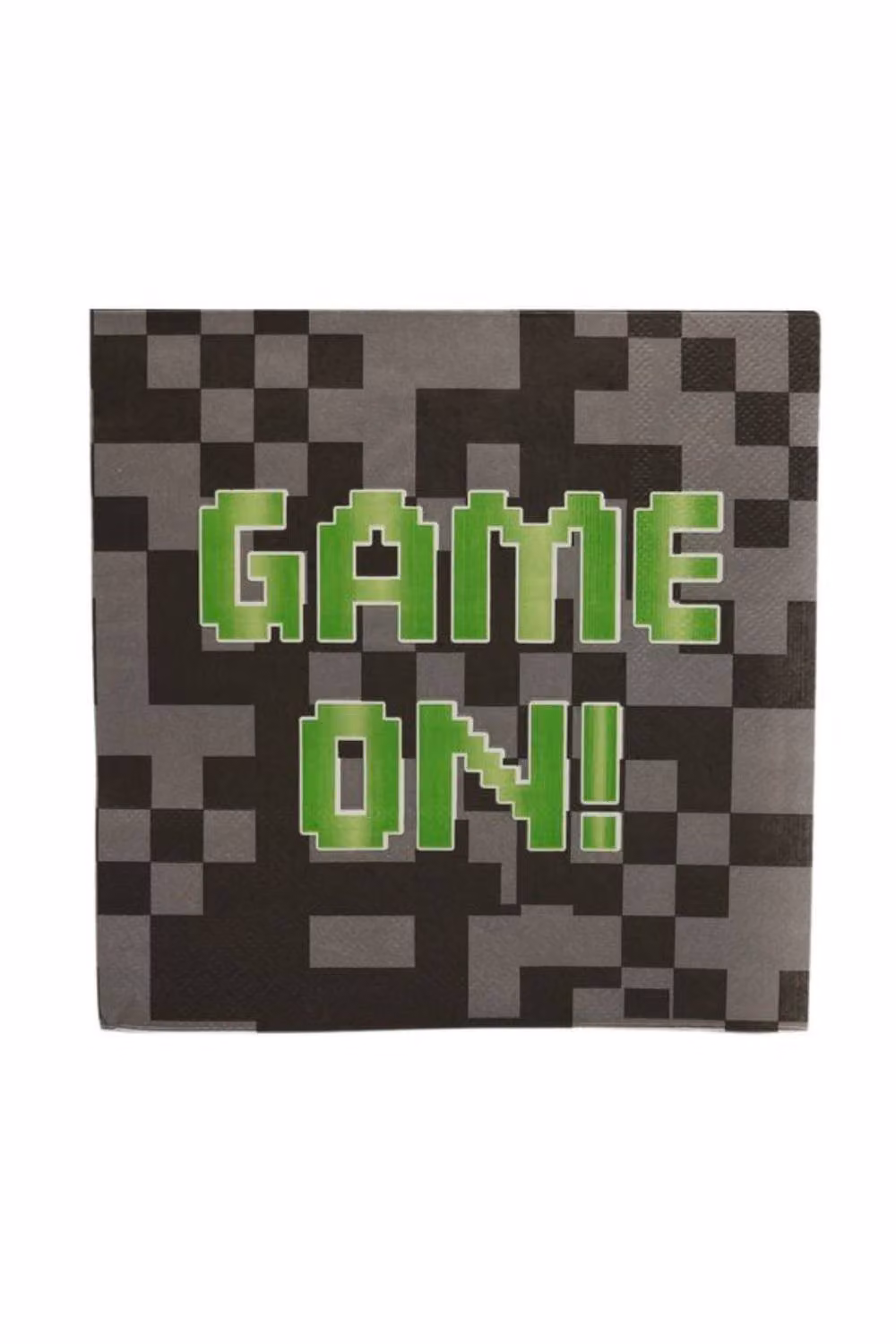 KDMD Game On Party Paper Napkins, 5 Pack, Black and Multicolour – 2