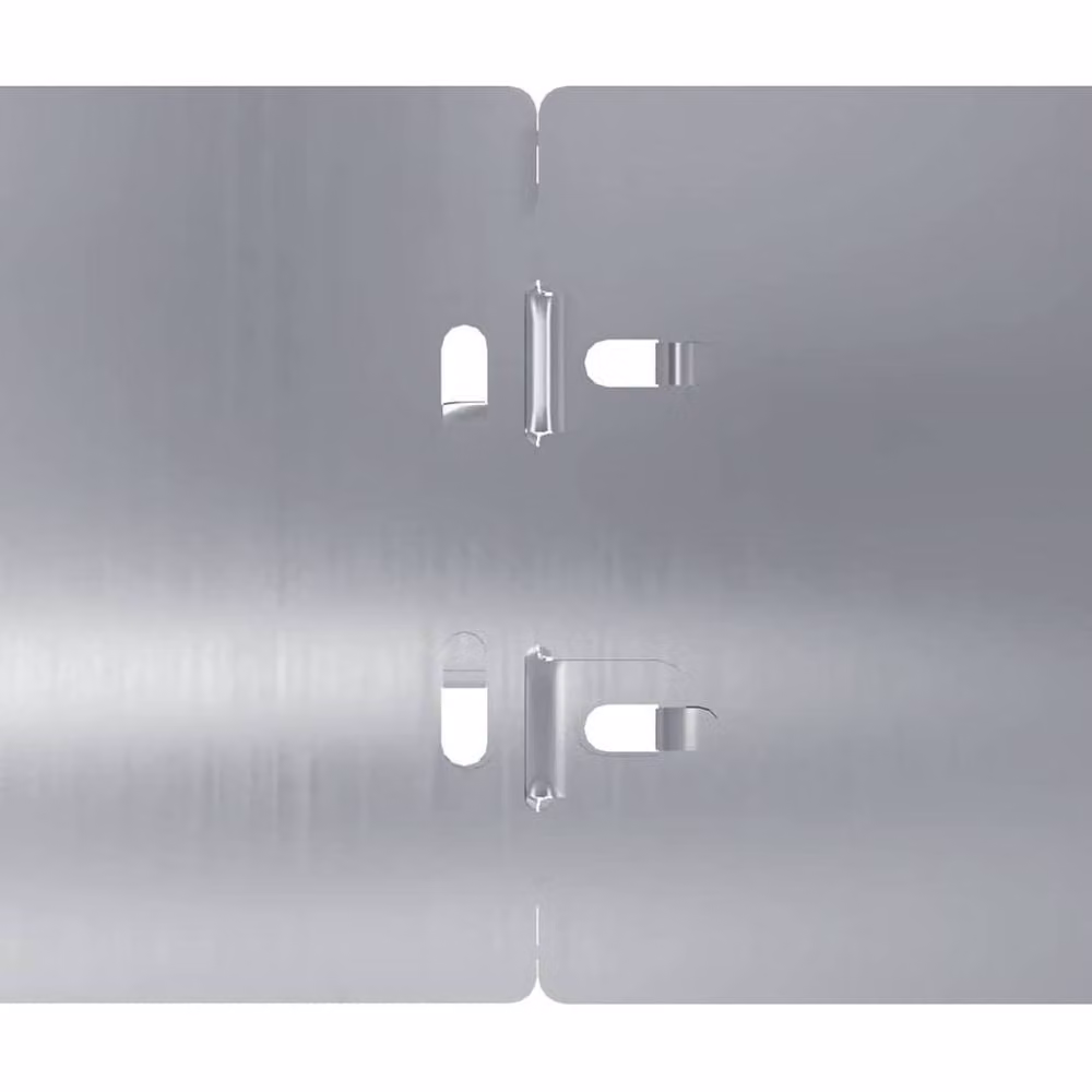 Berkfield Home Galvanised Steel Lawn Edgings, Silver, 50 Pieces, 10 x 103 cm – 2