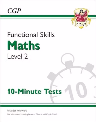 CGP Functional Skills Maths Level 2 10 Minute Tests