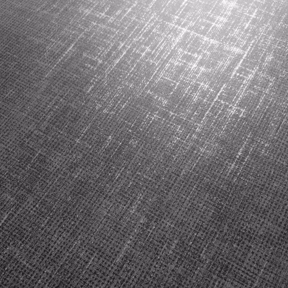Havendro Black Metallic Linen Texture Wallpaper Roll – 2