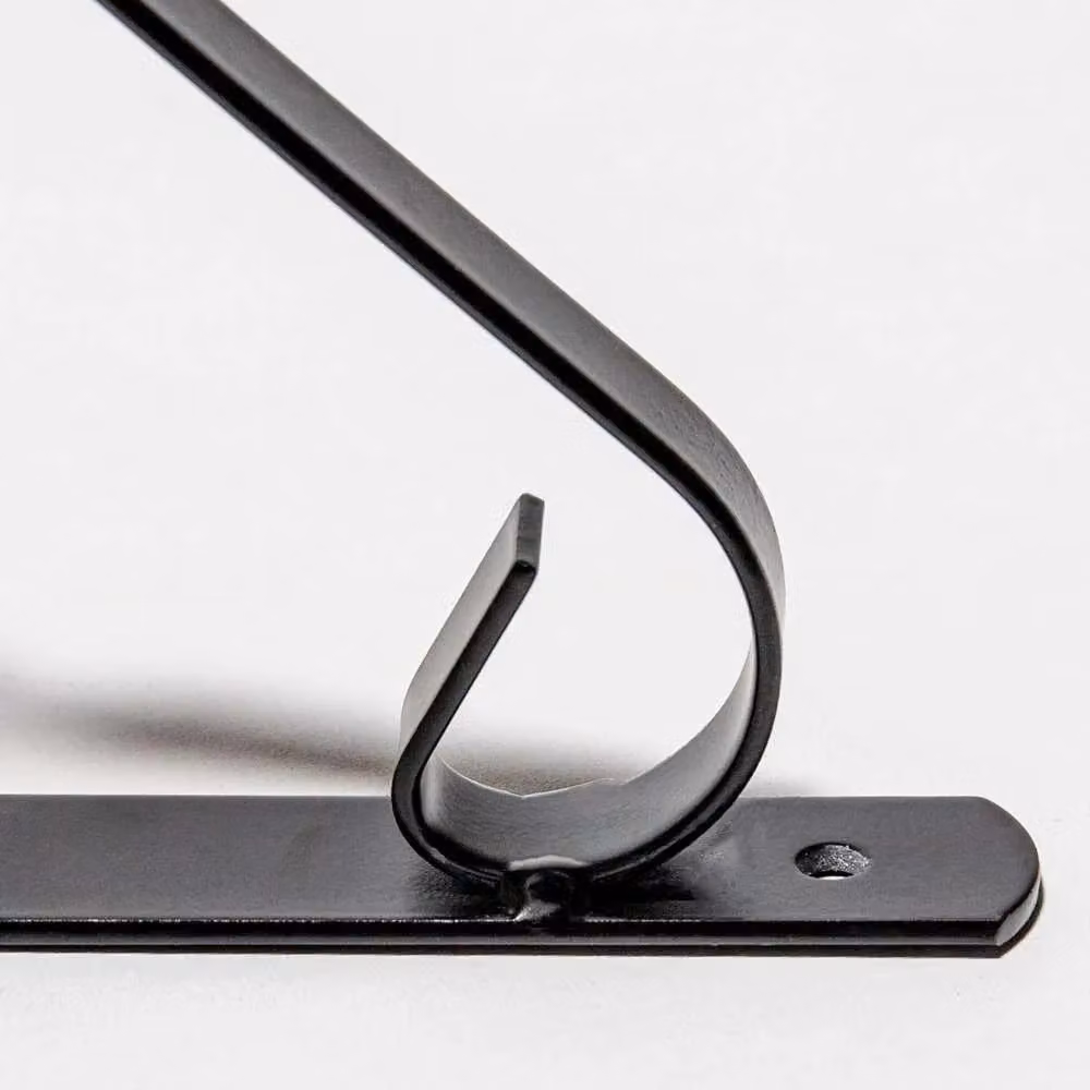 Primrose Single Black Hanging Basket Bracket, 25 cm – 3