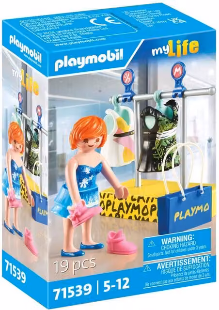 Playmobil Clothes Store in Pink and Multicolour
