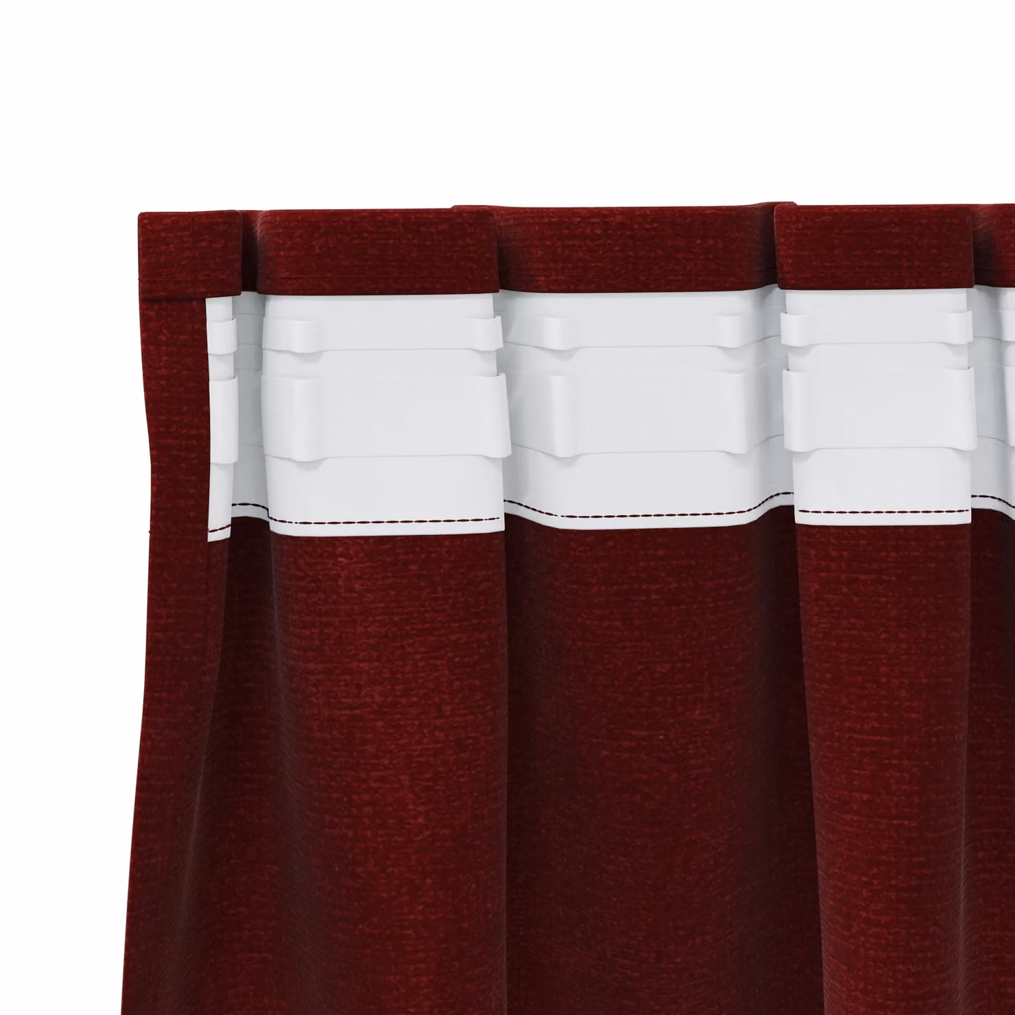 Berkfield Home Wine Red Velvet Blackout Curtains with Top Tape, 2 Pack – 4