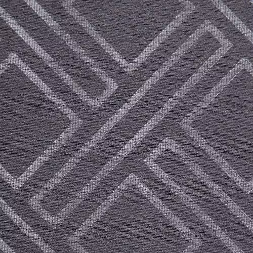 Alan Symonds Diamond Blackout Eyelet Curtains in Charcoal Grey, W: 117 cm, H: 137 cm – 2