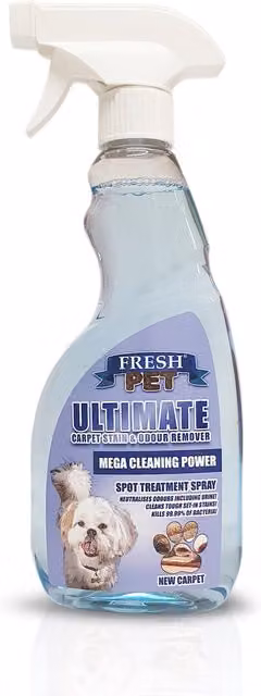 Fresh Pet Ultimate Carpet Cleaner for New Carpets, 500ml, Blue