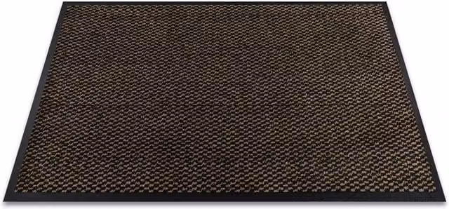 RugsX Texas 403 Weatherproof Polypropylene Doormat in Beige, W: 80 cm, D: 50 cm – 1