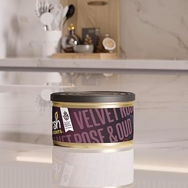 Frsh Scents Air Freshener Tin Velvet Rose and Oud Multicolour