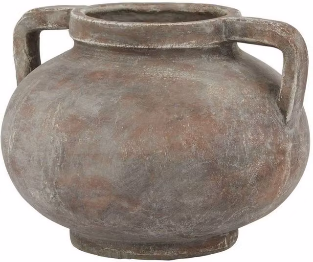 Lemon Pavilion Furniture and Decor Siena Pelike Ceramic Pot, Brown, W: 32 cm, D: 31 cm, H: 24 cm – 1