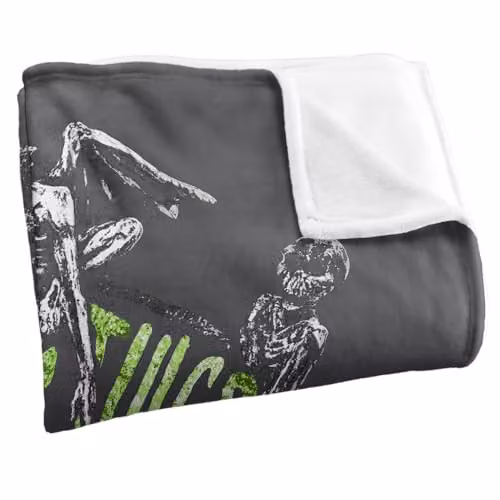 LOGOVISION Beetlejuice Headstone Name Super Soft Silky Touch Fleece Throw Blanket, Multicolour, W: 152 cm, D: 127 cm – 2