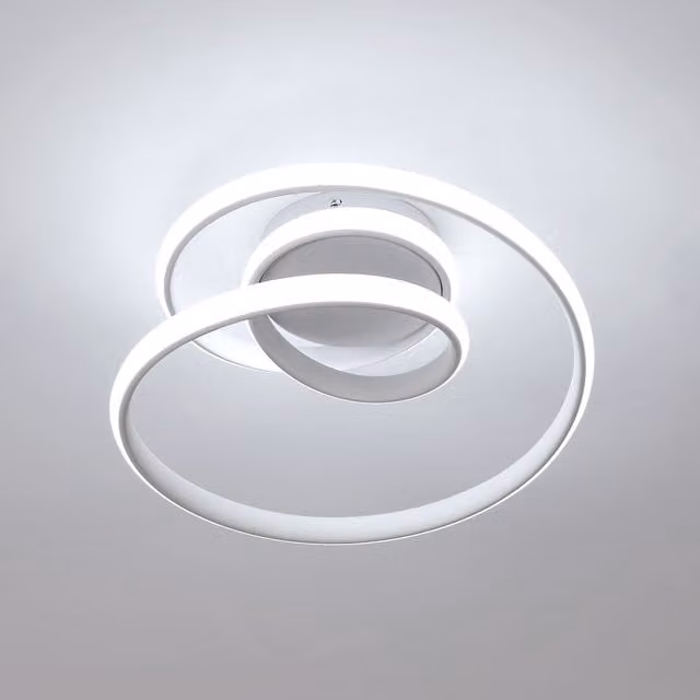 Pheashine Modern White LED Ceiling Light, 36W, 6500K Cool White, Diameter: 30 cm