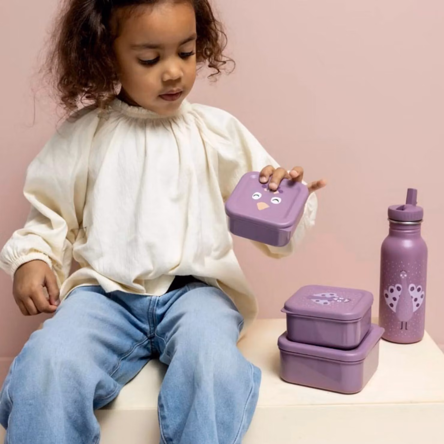 Trixie Mrs. Peacock Nesting Snack Box Set, 3 Pieces, Purple – 2