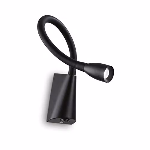 Netlighting Goose LED 1 Light Adjustable Wall Reading Lamp in Black