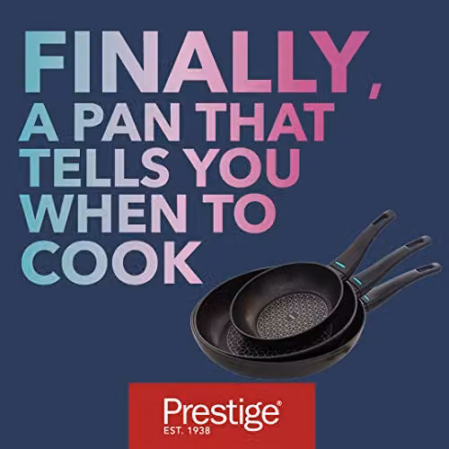 Prestige Thermo Smart Non-Stick Aluminium Wok, Diameter: 28 cm, Black – 5
