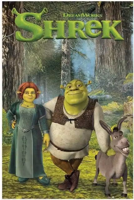 Shrek Core Group Maxi Paper Poster in Green – 1