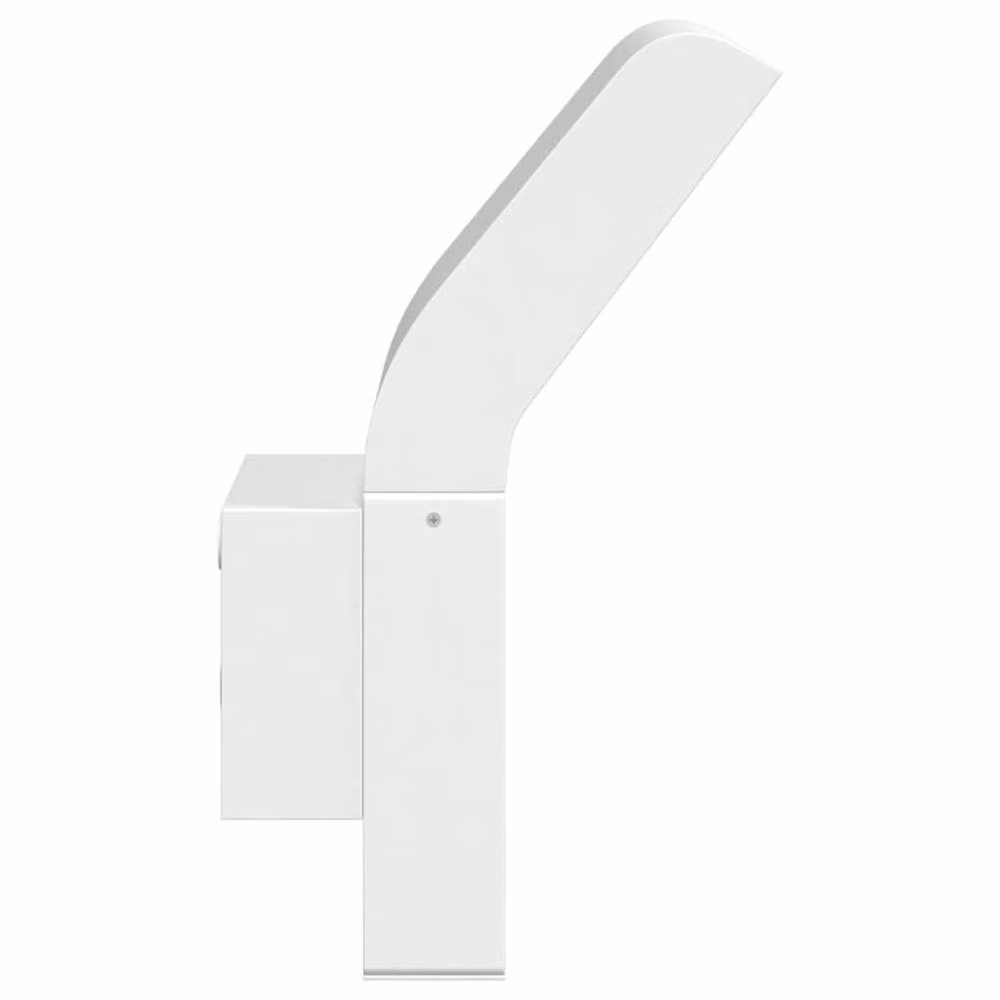 Berkfield Home Outdoor LED Wall Light in White Die-cast Aluminium – 2