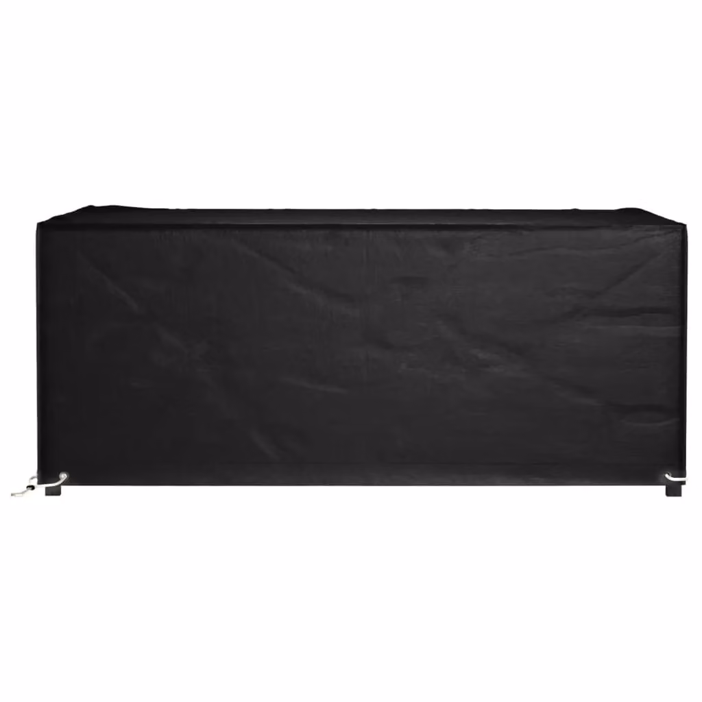 Berkfield Home Rectangular Garden Furniture Cover with 8 Eyelets, Black, W/D/H: 180 x 122 x 75 cm – 2