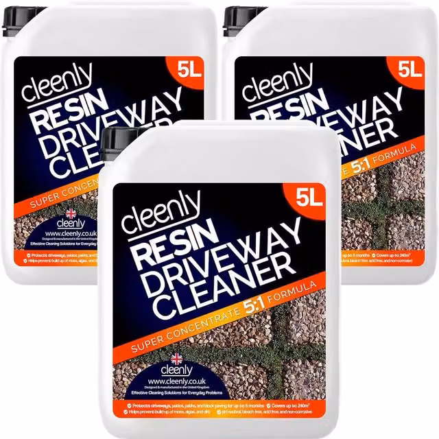 Cleenly Resin Driveway Cleaner, Clear, 15 l