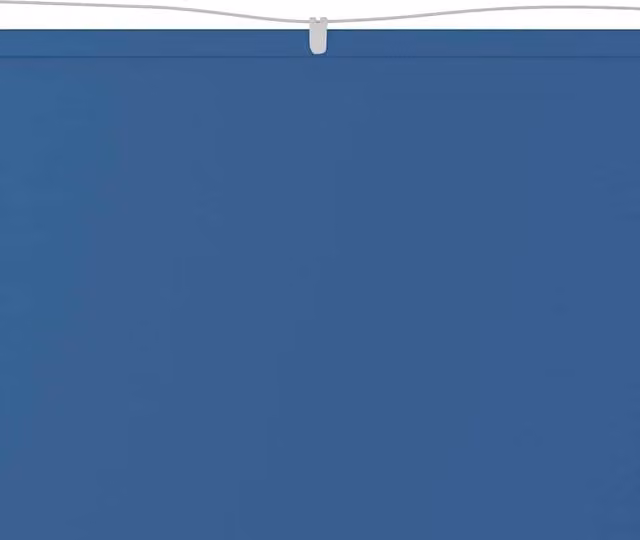 Berkfield Home Vertical Awning in Blue, W: 140 cm, D: 800 cm, made from Oxford Polyester Fabric