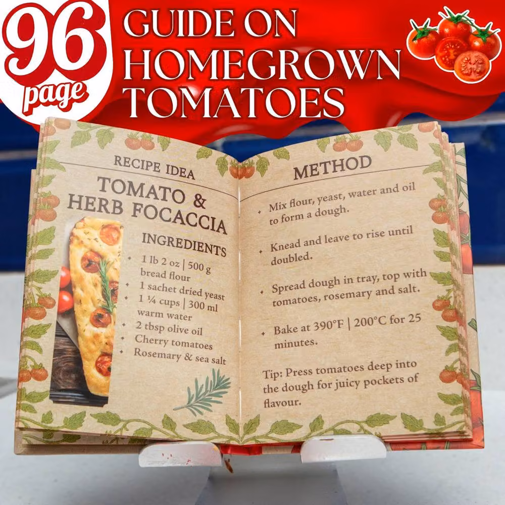 Boxer Gifts Homegrown Tomatoes Gardening Gift Book - A Guide to Growing and Cooking, Multicolour – 2