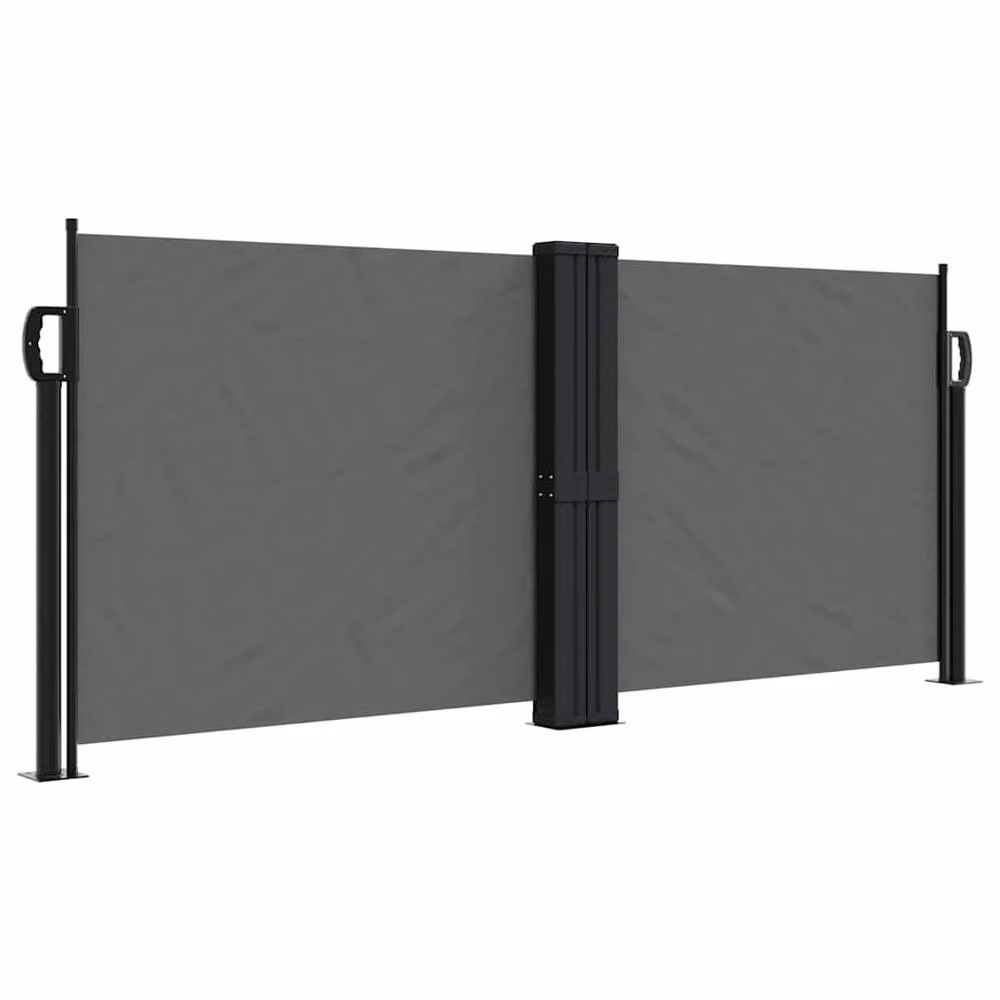 Berkfield Home Retractable Side Awning in Anthracite, W: 100 cm, H: 1000 cm – 2