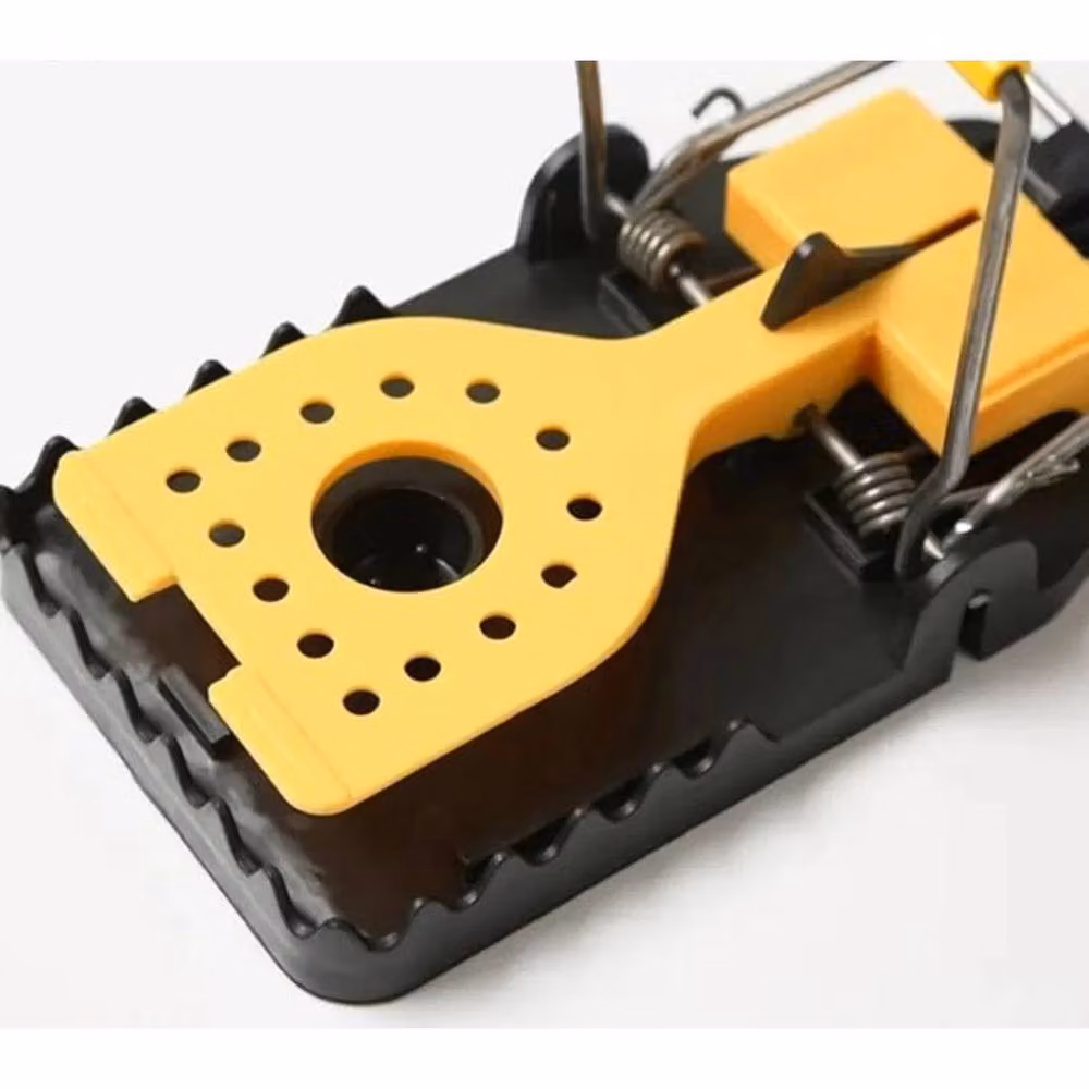 VOGREX 8 Pack Touch-Free Mouse Traps in Yellow and Multicolour for Indoor and Outdoor Use – 3