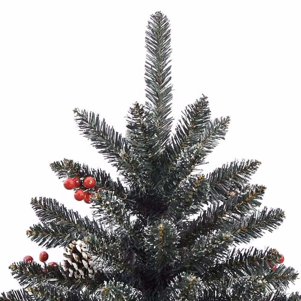 Berkfield Home Artificial Christmas Tree with 300 LEDs, Green, W/D/H: 99 x 99 x 180 cm – 4
