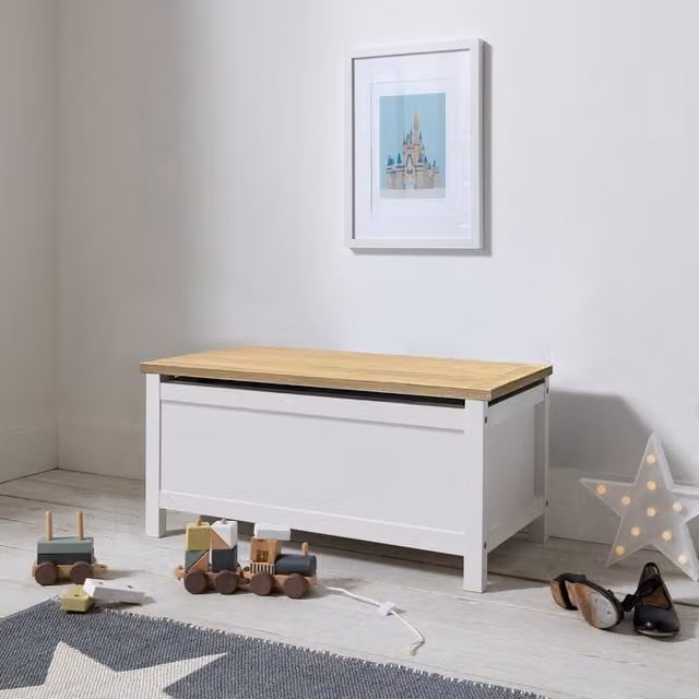 Noa and Nani Esther Toy Box in White and Oak