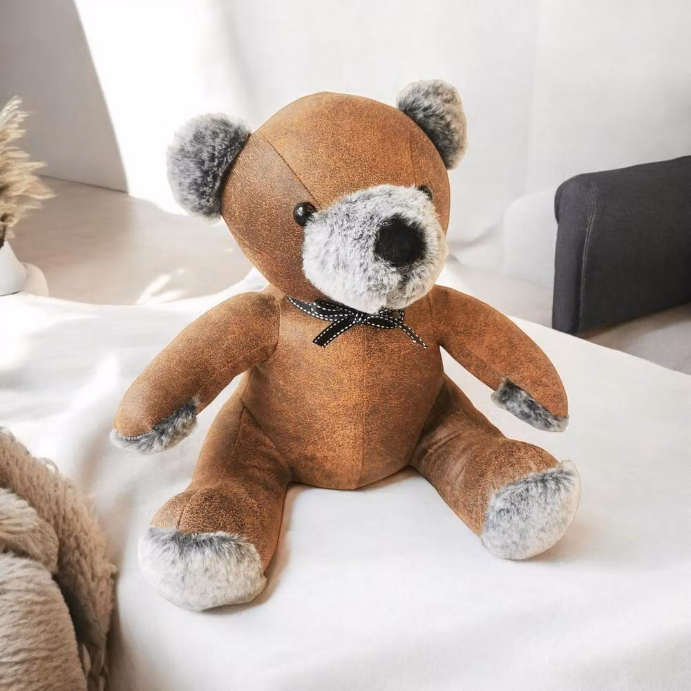Minster Teddy Bear Door Stop in Brown, L13 x W20 x H32 cm – 2
