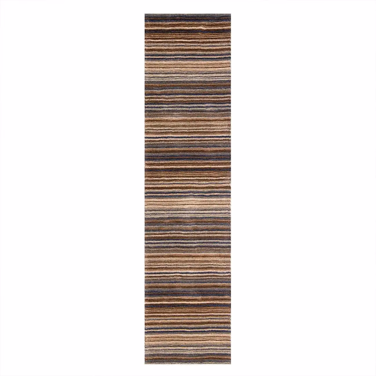The Rug Shop UK Brown Handmade Modern Striped Area Rug W: 160 cm, L: 230 cm – 4
