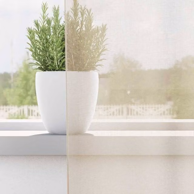 Berkfield Home Cream Voile Tab Top Curtains, 2 Pack, Width: 140 cm
