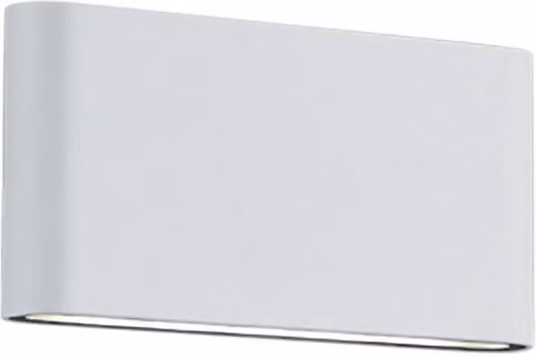 Netlighting Thames II Modern White 2 Light Outdoor Up Down Wall Lamp IP54